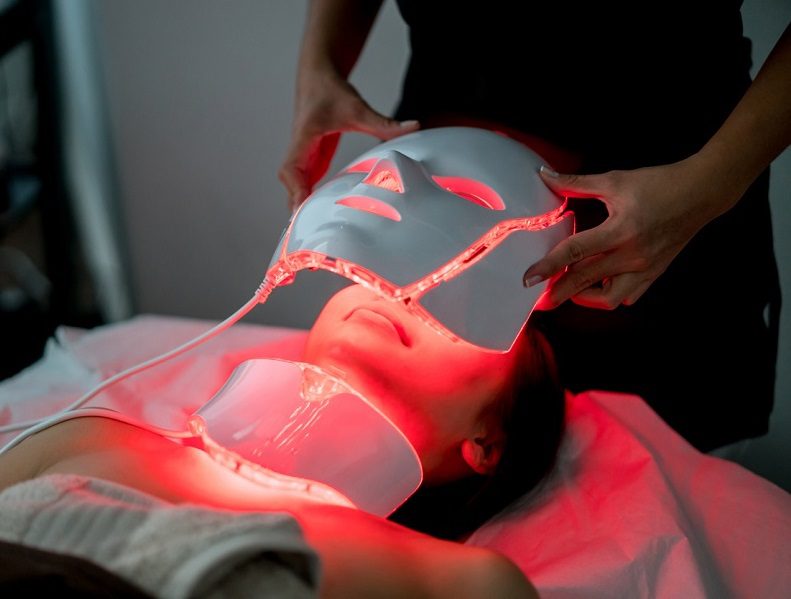Laser skin treatment at Grand Salon & Medspa in Denver