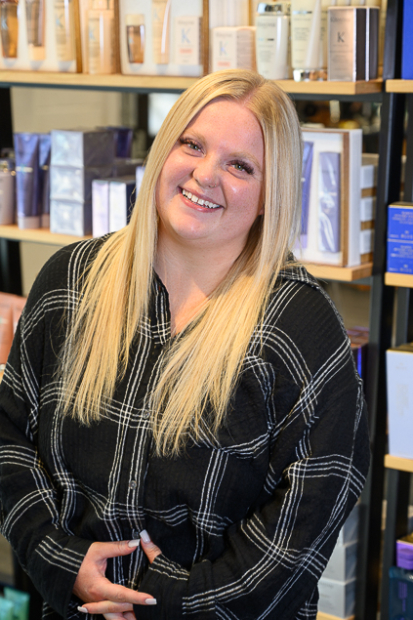 Hair stylist at Grand Salon in Denver